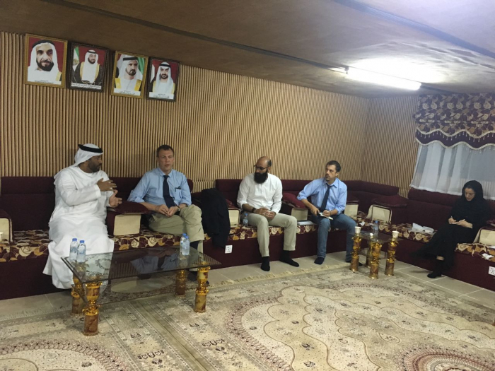 مدير الهلال الأحمر الإماراتي يلتقي ممثل الصليب الأحمر الدولي بعدن