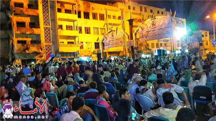 آلاف الجنوبيين يتظاهرون في شارع مدرم بالمعلا عشية مليونية السابع من يوليو