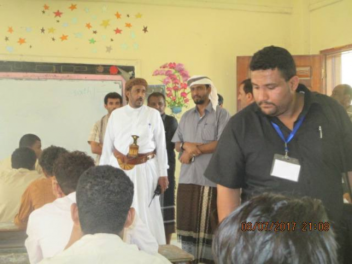 مكتب التربية والتعليم بالمهرة  يدشين اختبارات الثانوية العامة للعام الدراسي 2016-2017م