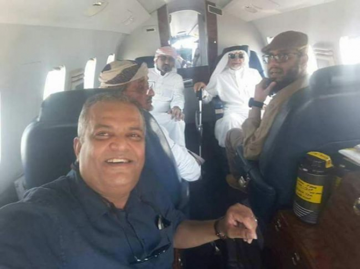 ماهي حقيقة الطائرة الخاصة التي أقلت قيادة المجلس الانتقالي الجنوبي من عدن .. صورة