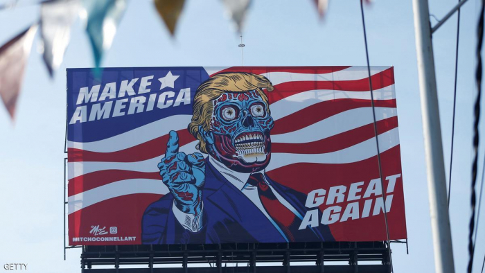 ترامب "الأزرق" يظهر في المكسيك