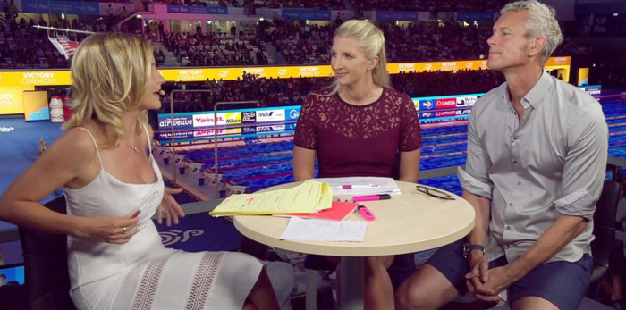 انظر : مذيعة BBC تواصل إثارتها مجددًا أثناء تقديمها بطولة العالم للسباحة (صور)