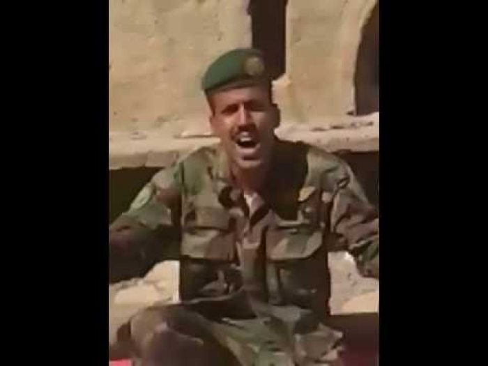 شاهد بالفيديو مالا يصدق .. مشهد حقيقي لجندي من قوات صالح الخاصة وليس أكشن