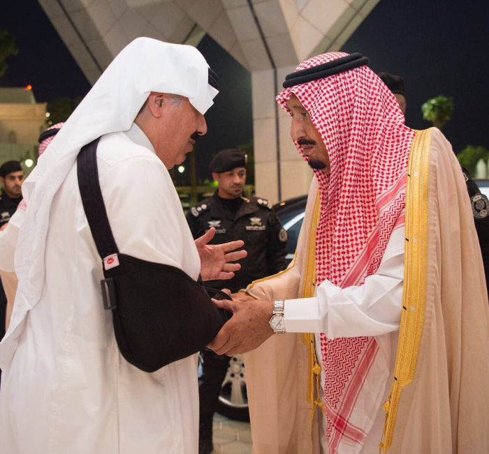 اصابة نجل الملك السعودي الراحل .. صورة