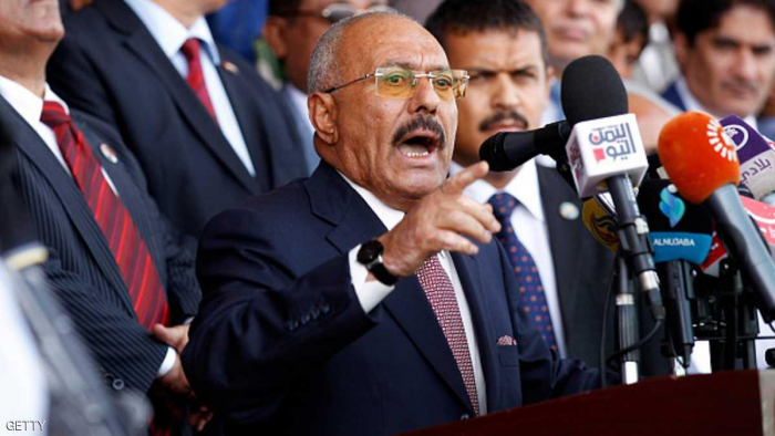 بعد لحظات :  ظهور تلفزيوني متوقع للمخلوع صالح لاعلان فك الارتباط مع الحوثي