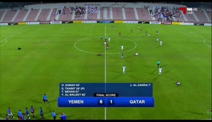 الرئيس هادي يوجه بمكافأة لاعبي منتخب ناشئين اليمن عقب فوزهم على قطر بسداسية
