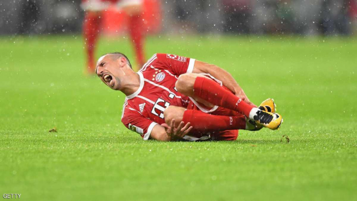 ريبيري يعاني تمزقا في أربطة الركبة