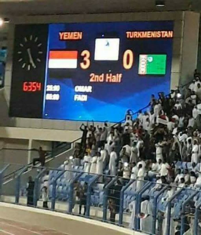 منتخب اليمن لكرة القدم يفوز على نظيره التركمستاني بثلاثة أهداف