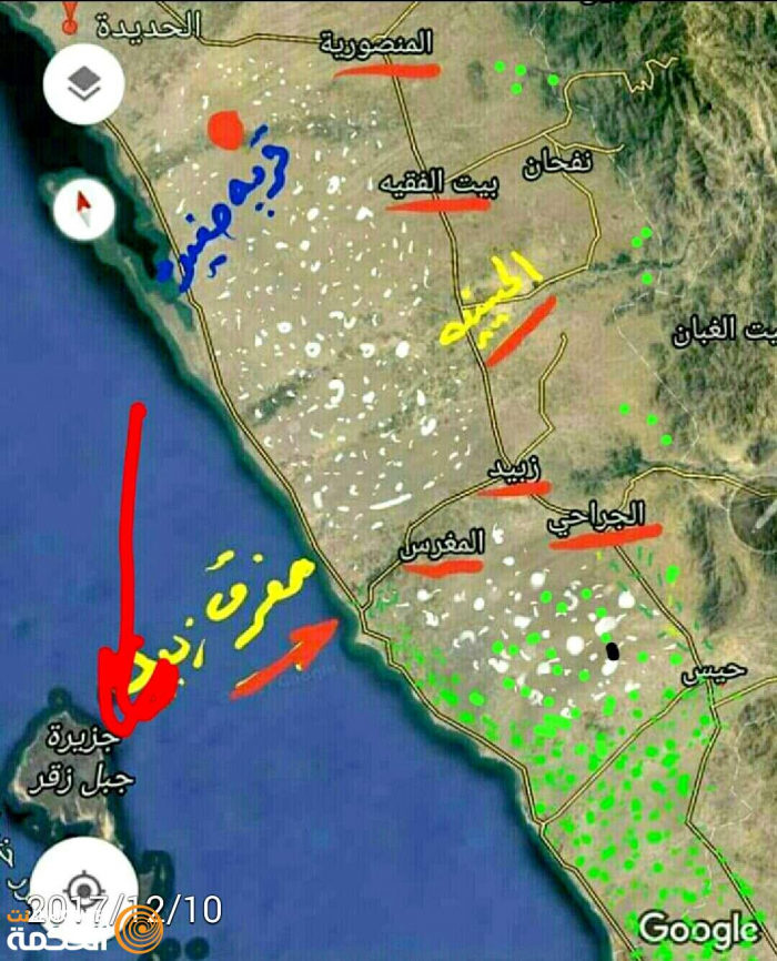 شاهد بالخريطة .. المناطق التي حررها الجيش الوطني بالحديدة .. وكيف اصبحت مليشيا الحوثي محاصرة ..«خريطة وتفاصيل»