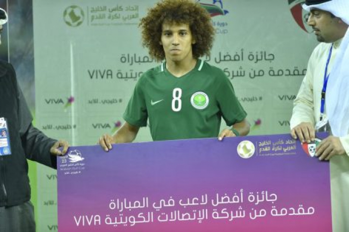خليجي 23: [علي النمر - يمني الأصل] أفضل لاعب بمباراة السعودية والإمارات (صورة)
