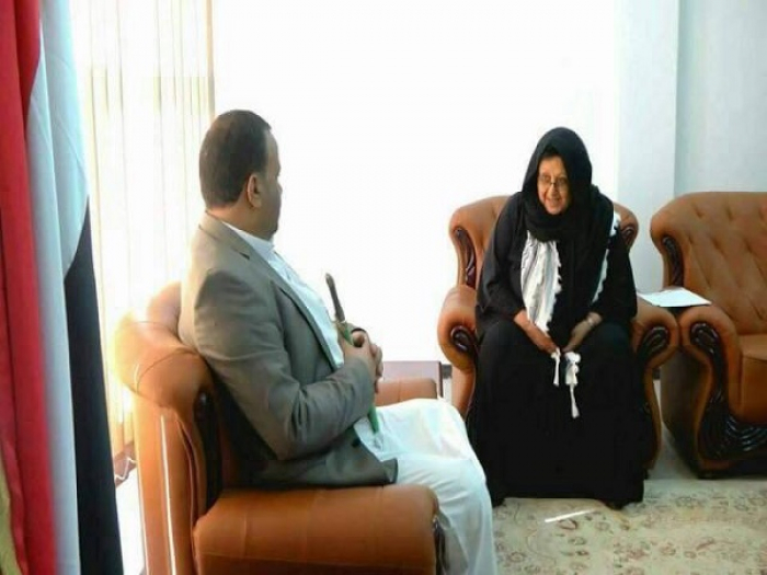 يحيى صالح عفاش يكشف عن السر المهم في لقاء فائقة السيد بالحوثي صالح الصماد .. صورة