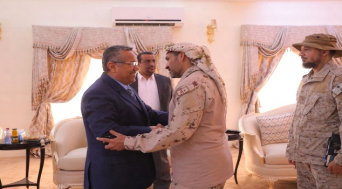 الان في عدن : بن دغر يجتمع بقادة قوات التحالف العربي
