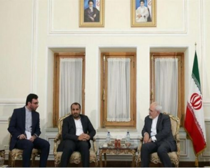 ناطق الحوثي يظهر في ايران ويلتقي وزير خارجيتها