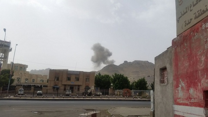 طائرات التحالف تمنع الحوثي من اخراج صواريخ من النهدين