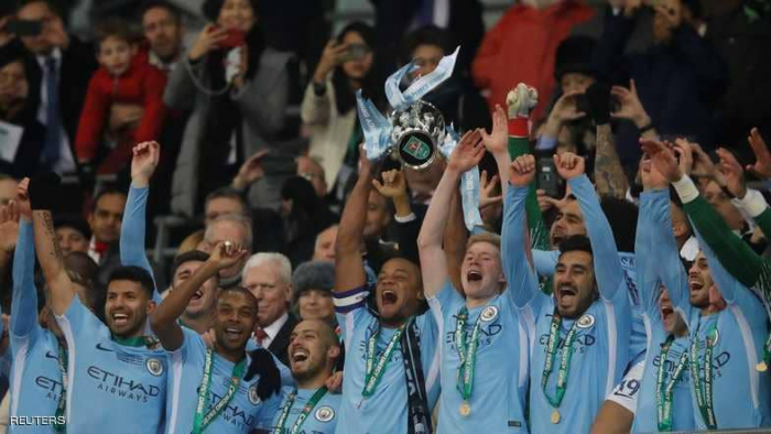 مانشستر سيتي يسحق أرسنال ويتوج بطلا لكأس الرابطة
