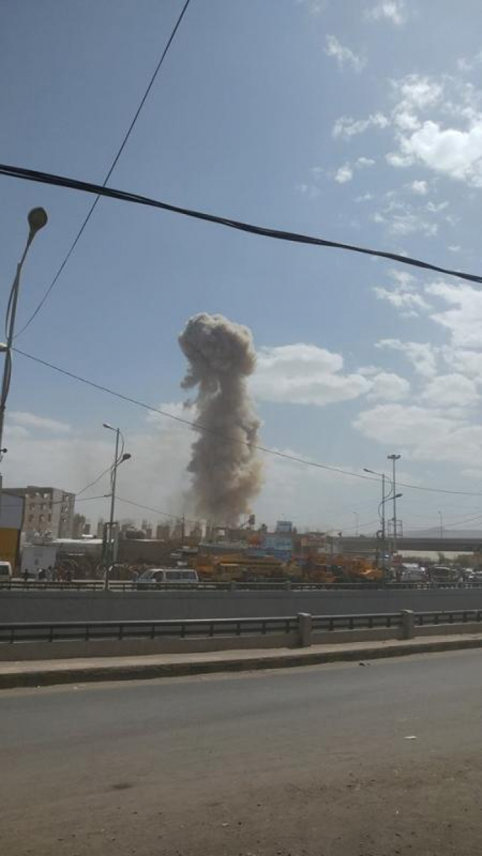 انفجار صهريج غاز يخلف قتلى وجرحى في صنعاء .. صورة