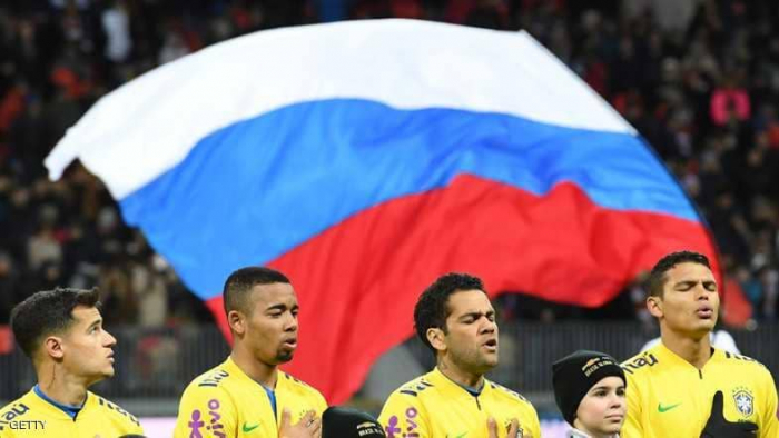 فوز كبير للبرازيل على روسيا في موسكو