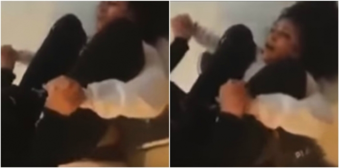 بالفيديو.. فنانة عربية تعتدي على زميلة لها بالضرب المبرح