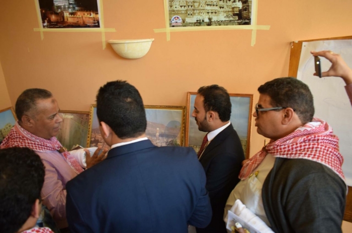 افتتاح جناح اليمن في معرض الانشطة التراثية بتوزر التونسية