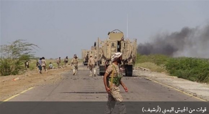 الجيش اليمني يتقدم باتجاه مدينة البرح في تعز