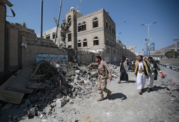 التحالف يستهدف قيادات حوثية من الصف الأول في صنعاء