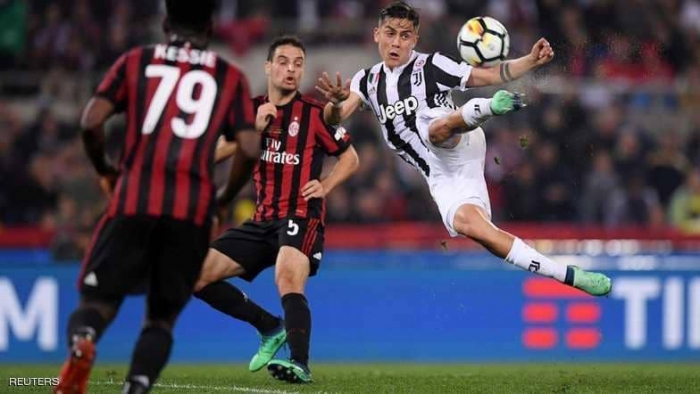 يوفنتوس يهزم ميلانو ويحرز لقب كأس إيطاليا لكرة القدم
