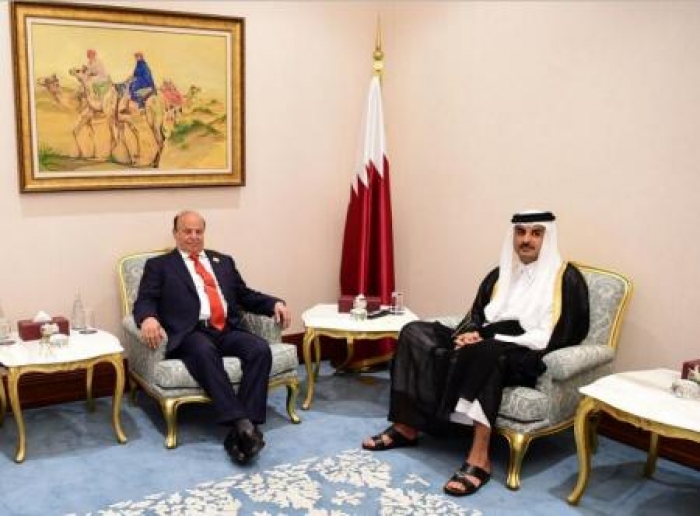 قطر تعلن عن موقفها الجديد من شرعية الرئيس هادي والحرب في اليمن..!