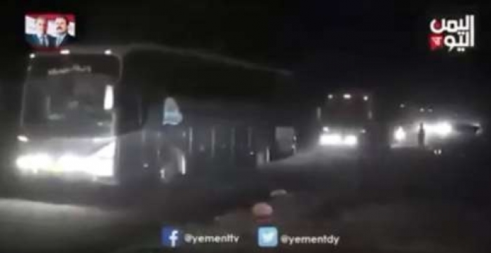 قوات عسكرية ضخمة تابعة لـ"طارق صالح" تتوجه الى الحديدة ..شاهد أول فيديو