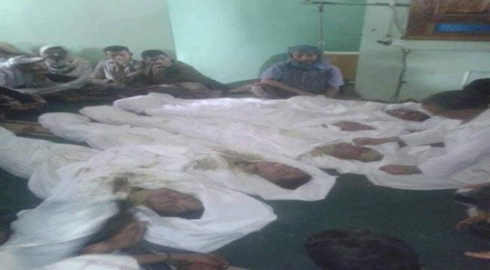 شاهد الصورة الفاجعة لستة أشخاص لقوا حتفهم اختناقاً في محافظة إب