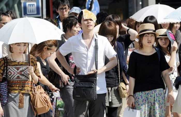 الحرارة الشديدة في اليابان تتسبب في وفاة 15 شخصاً