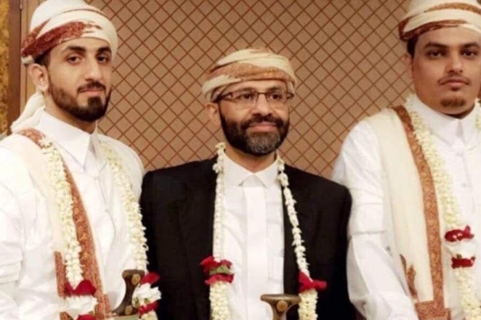 شاهد : كيف احتفل حميد الأحمر بزفاف نجله في السعودية ومن هم ضيوفه ؟!