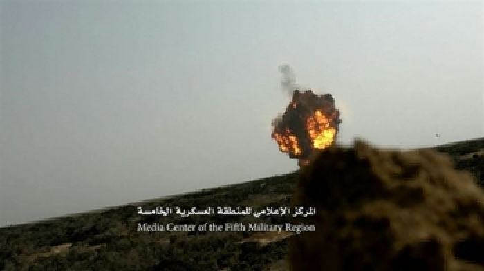 طيران التحالف يقتل عناصر من مجرمي حسن نصرالله في اليمن