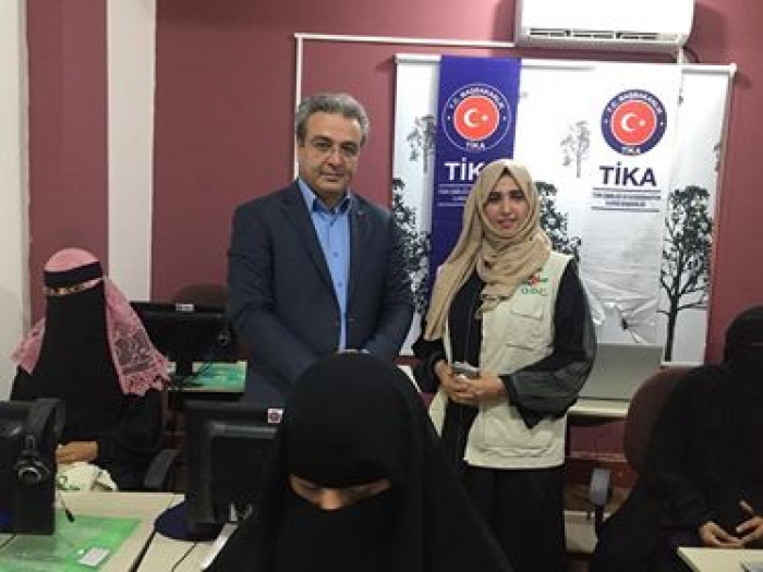 "تيكا" التركية تعيد تأهيل مركز أسري في عدن اليمنية