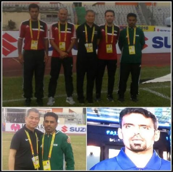 الدولي اليمني (علي الحسني) يشارك في بطولة الكأس الذهبية لدول جنوب آسيا