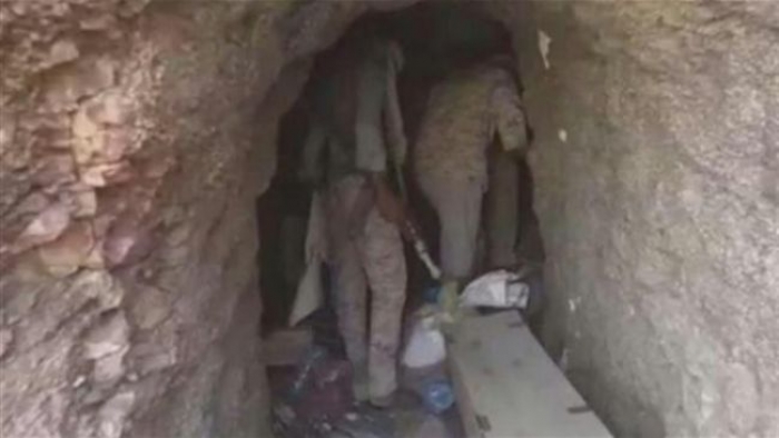 وحدات من الجيش تعثر على غرفة عمليات عسكرية سرية للمليشيا في صعدة ”صوره”