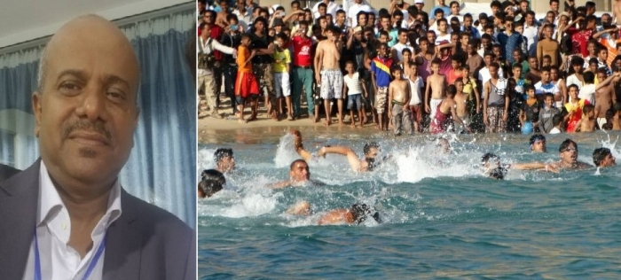 الجمعة . . ساحل ( كود النمر) في البريقة يحتضن بطولة عدن لسباحة المياه المفتوحة