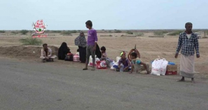 ألوية العمالقة : سكان الحديدة نزحوا هرباً من قصف الحوثي